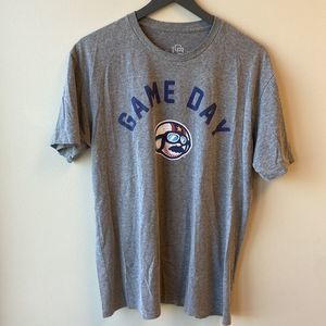 KANNAPOLIS Cannon Ballers short sleeve t-shirt grey XL 108 Stitches s…